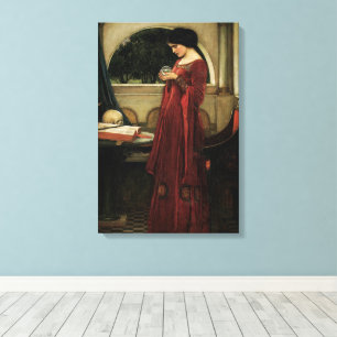 Toile Crystal Ball de John William Waterhouse