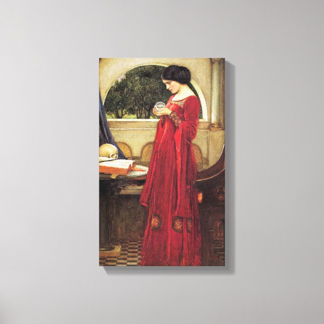 Toile Crystal Ball par John Waterhouse (Recto)