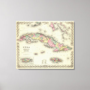 Toile Cuba, Jamaïque Et Porto Rico