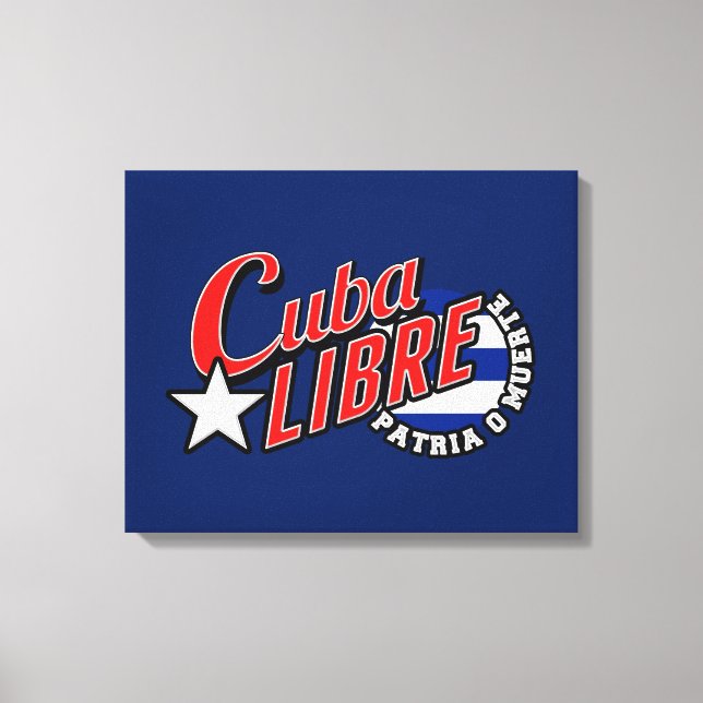 Toile Cuba Libre Motto (Recto)