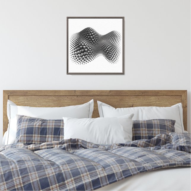 Toile Cube de métal ondulant (Insitu(Chambre))