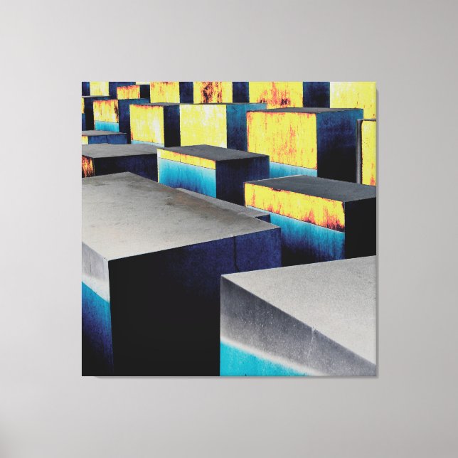 Toile Cubes colorés (Recto)