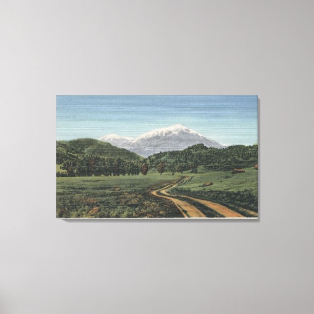 Toile Cuchara, Colorado - Vue des sommets espagnols (Recto)