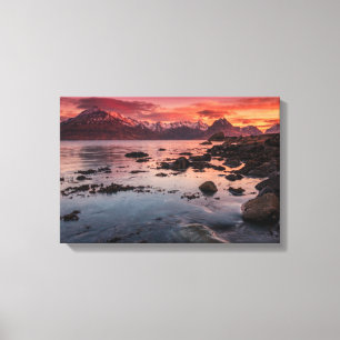 Toile Cuillins depuis Elgol île de Skye