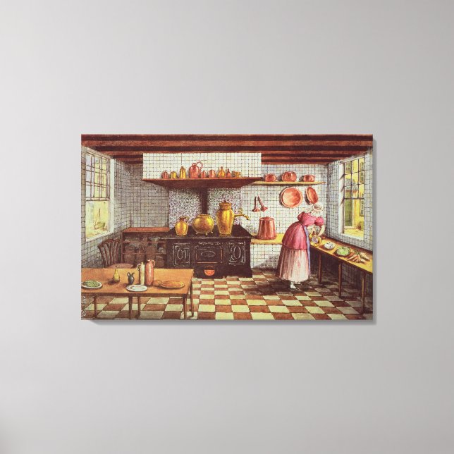 Toile Cuisine de l'Hôtel St.Lucas (Recto)