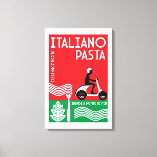 Toile Cuisine italienne Art Mur
