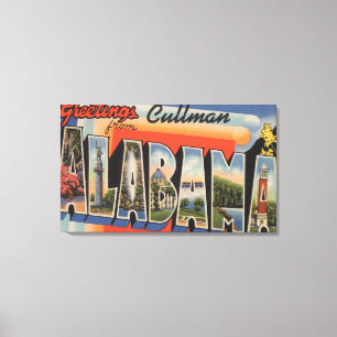 Toile Cullman, Alabama - grandes scènes de lettre