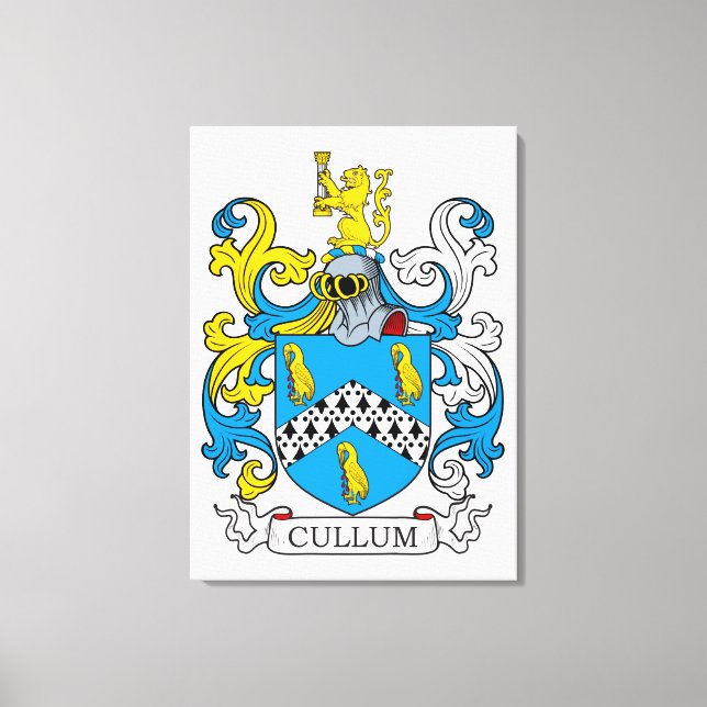 Toile Cullum Family Crest (Recto)