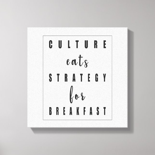Toile Culture Mange Stratégie Pour Le Petit Déjeuner (Recto)