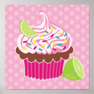 Toile Cupcake Crème Whiam Impression