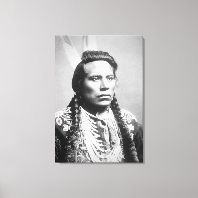 Toile Curley, de la tribu Crow, l'un des scouts de Custe (Recto)