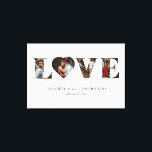 Toile Customisé Love Heart 4 Photo<br><div class="desc">Design moderne et élégant imprimé Customisé Love Heart 4 Photo Canvas Imprimer qui peut être customisé avec votre texte. Cliquez sur le bouton "Customiser" et utilisez notre outil de conception pour modifier ce modèle. Découvrez le magasin Graphic Art Design pour d'autres produits qui correspondent à ce design !</div>