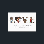 Toile Customisé Love Heart 4 Photo<br><div class="desc">Design moderne et élégant imprimé Customisé Love Heart 4 Photo Canvas Imprimer qui peut être customisé avec votre texte. Cliquez sur le bouton "Customiser" et utilisez notre outil de conception pour modifier ce modèle. Découvrez le magasin Graphic Art Design pour d'autres produits qui correspondent à ce design !</div>