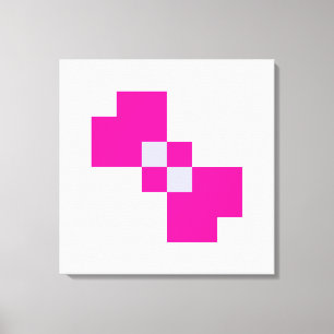 Toile Cute 8 bits Pixel Bow