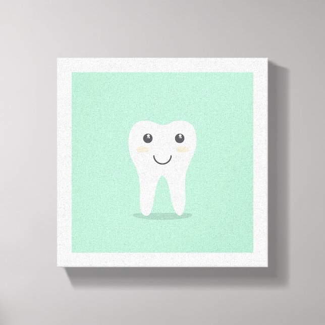 Toile Cute Dentist Wall Art Dentiste Dentiste Art (Recto)