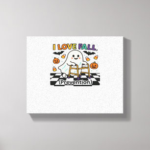 Toile Cute I Love Fall Prevention Physique Thérapie Fant
