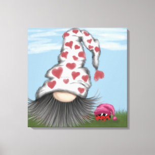 Toile Cute Valentine Gnome