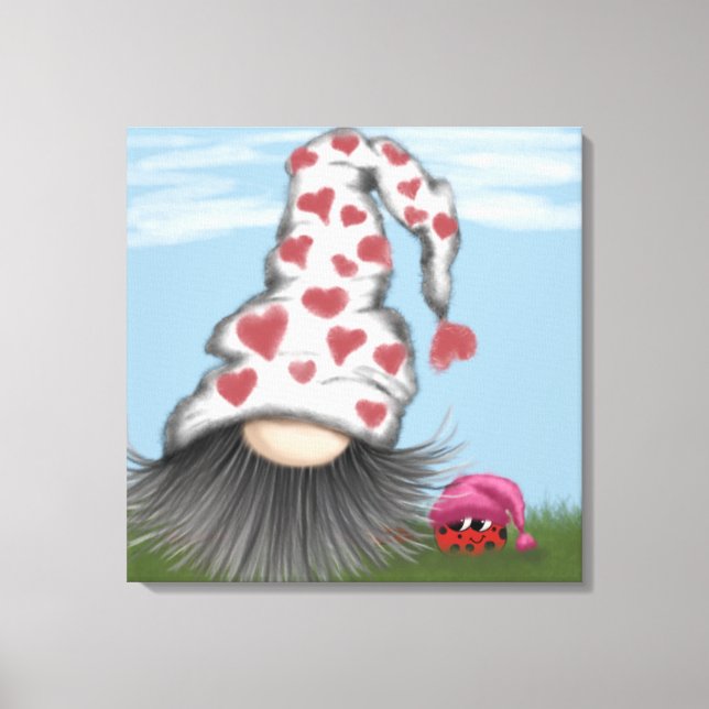 Toile Cute Valentine Gnome (Recto)