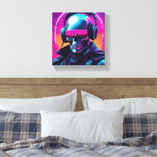 toile cyber punk 3D