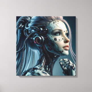 Toile Cyborg Femme Fatale