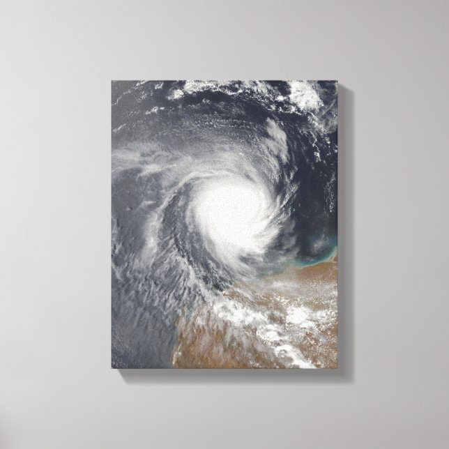 Toile Cyclone tropical Billy au large de l'Australie (Recto)