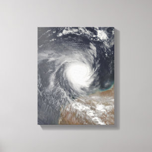 Toile Cyclone tropical Billy outre de l'Australie