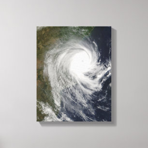 Toile Cyclone tropical Favio au-dessus de la Mozambique
