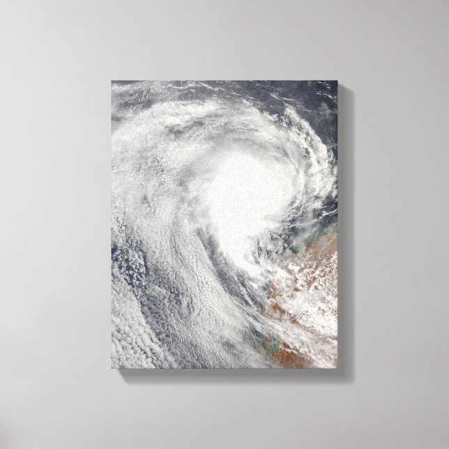 Toile Cyclone tropical Melanie au large de l'Australie (Recto)