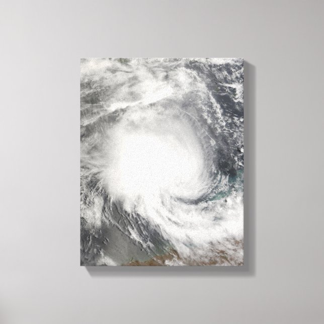 Toile Cyclone tropical Nicholas approchant l'Australie (Recto)