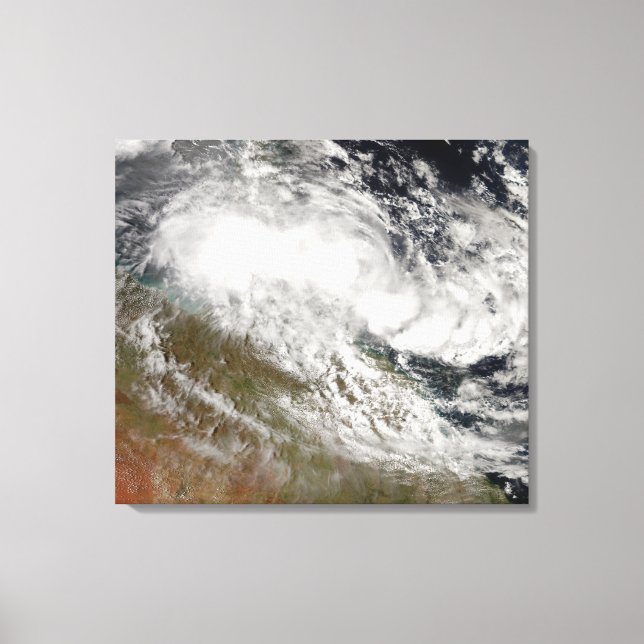 Toile Cyclone tropical Olga sur le nord-est de l'Austral (Recto)