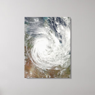 Toile Cyclone tropical Yasi au-dessus de l'Australie 2