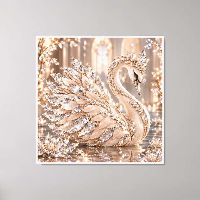 Toile Cygne de cristal de luxe (Recto)