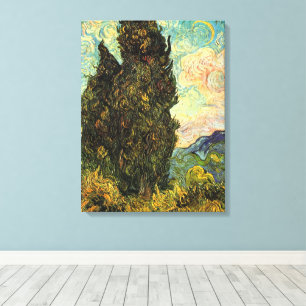 Toile Cyprès par Vincent van Gogh