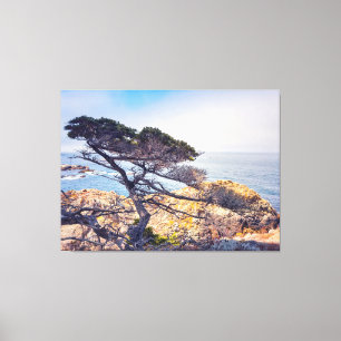 Toile Cypress par la mer