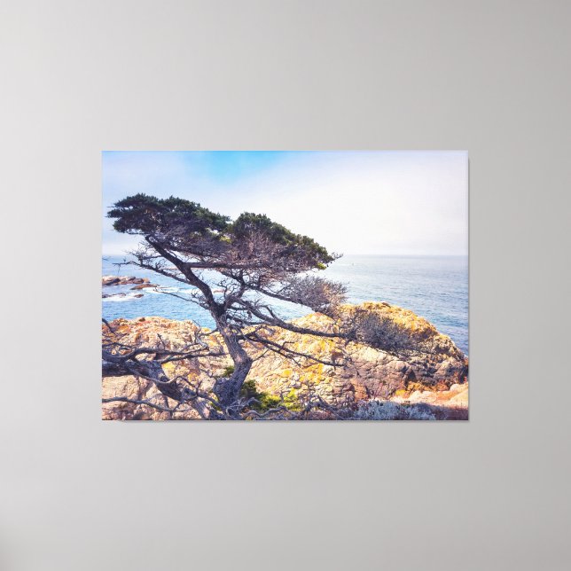 Toile Cypress par la mer (Recto)