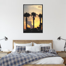 Cypriot Limassol Sunset – Mediterranean Palm Trees