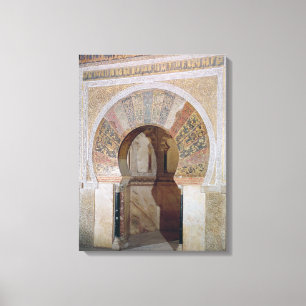 Toile d4 : Mezquita : Entrée du Mihrab, c.786