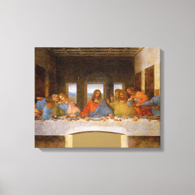 Toile Da Vinci Dernier Supper Fine Art Classic (Recto)