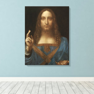 Toile Da Vinci, Sauveur du Monde, Salvator Mundi