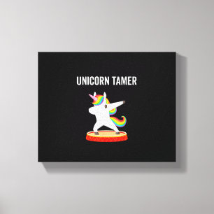 Toile Dabbing Dompteur de Licorne Cirque Carnaval Cadeau