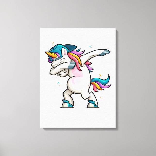 Toile Dabbing Unicorn (Recto)