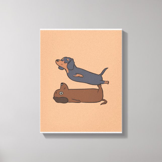 Toile Dachshund Dog Art | Décor (Recto)