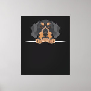 Toile Dachshund souriant