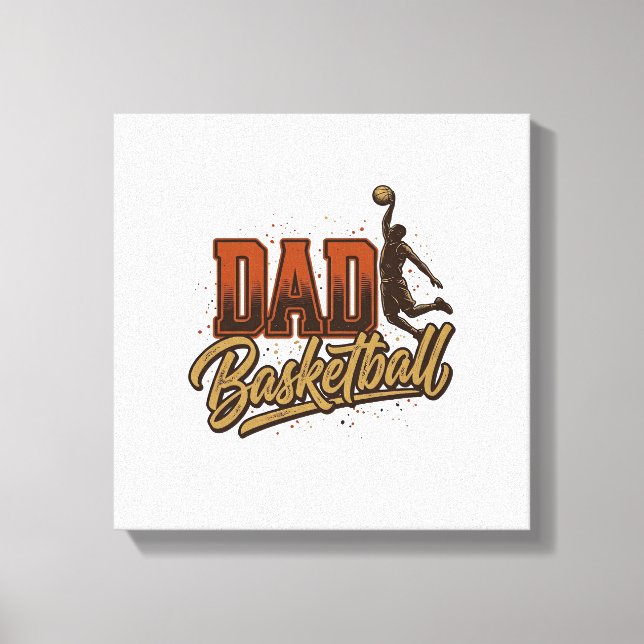 Toile Dad Basketball Vintage Engraving Shirt Design_1 (Recto)