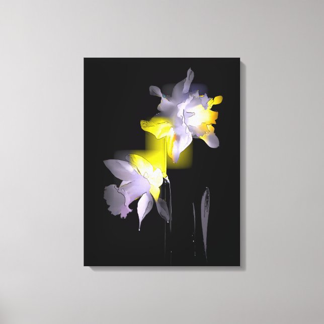 Toile Daffodiques cubes (Recto)