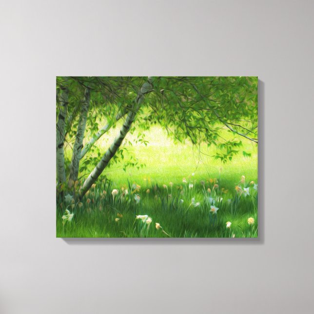 Toile Daffodiques de printemps (Recto)