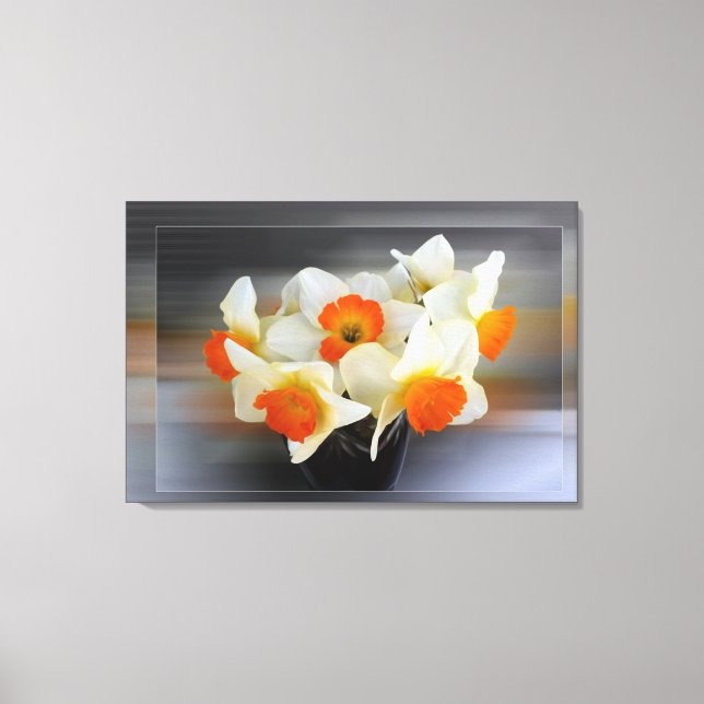 Toile Daffodiques du début du printemps (Recto)