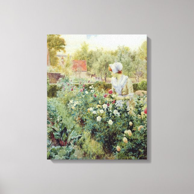 Toile Dahlias, 1896 (Recto)
