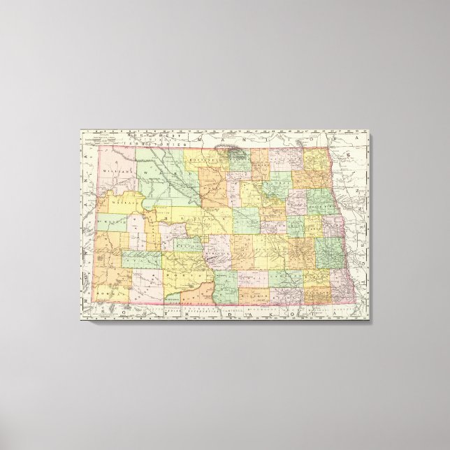 Toile Dakota du Nord (Recto)