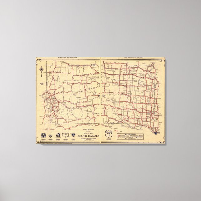 Toile Dakota du Sud (Recto)